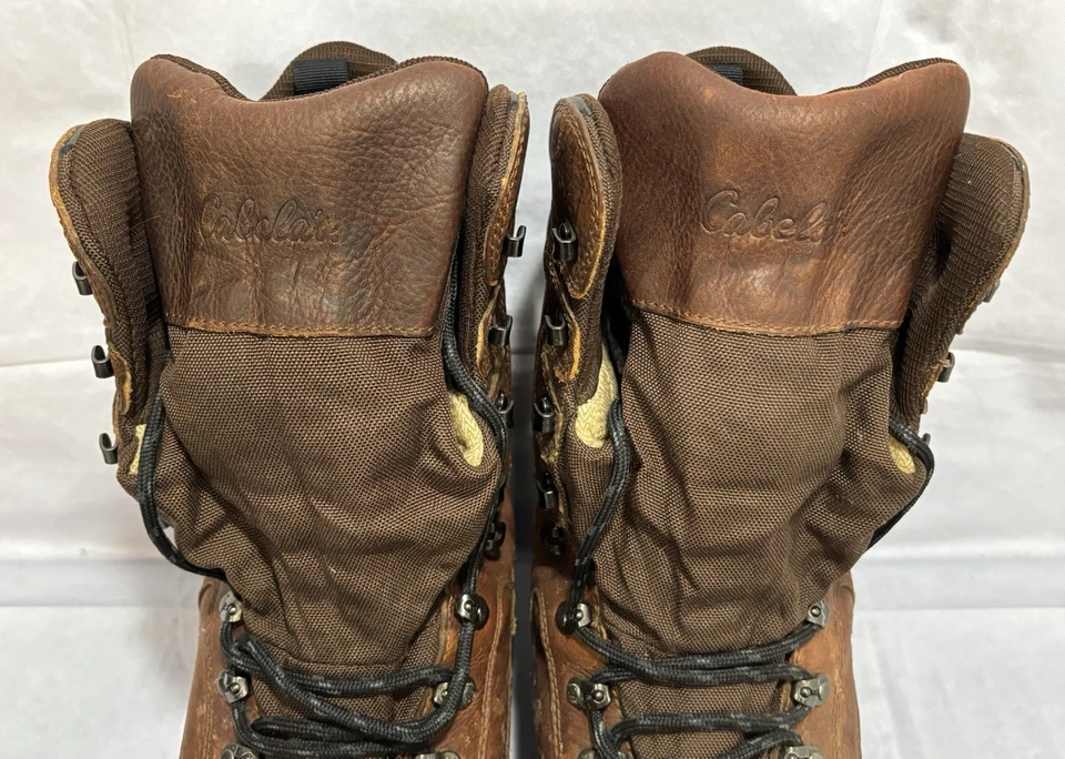Cabela’s Botas Aisladas Impermeables Camufladas Caza Hombre Talla 11 D Cuero Marrón Foto 4 de 4