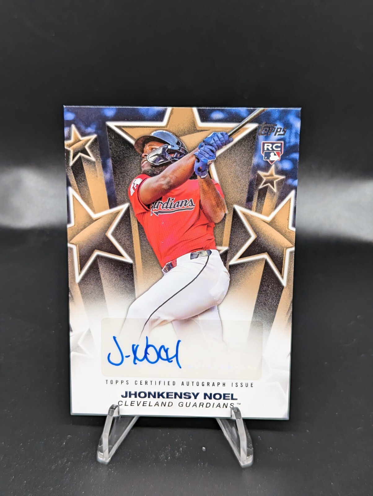 2025 Topps Series 1 - Jhonkensy Noel #BSA-JN GOLD Baseball Stars Auto /50