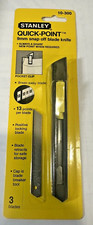 Vintage Stanley 10-300 Quick-point Snap-off Blade Utility Knife Usa Nos England Vintage Stanley 10-300 Quick-point Snap-off Blade Utility Knife Usa Nos England