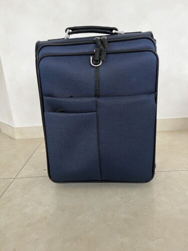 STRATIC Reise Koffer blau mit 2 Roller KABINEN TROLLEY - Bild 1 von 3