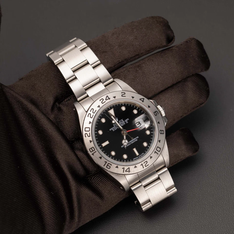Rolex Explorer II 16570 Uhr 40mm Schwarzes Zifferblatt - Bild 2 von 4