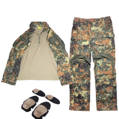 Tactical G3 Uniform Top Pants Suit with Knee Elbow Pads Field Jacket Trousers