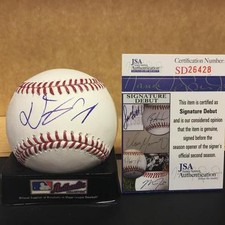 DANNY MARS BOSTON RED SOX SIGNATURE DEBUT SIGNED M.L. BASEBALL JSA SD26428