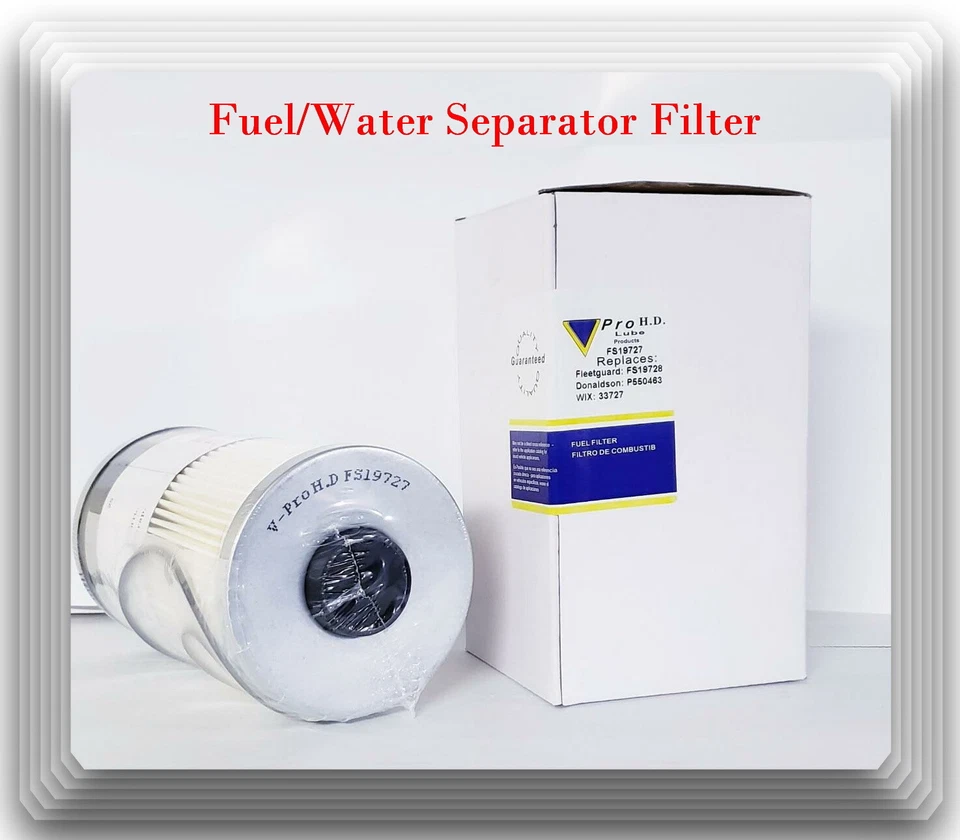 Filtro separador de combustible/agua compatible con: Hino 198 258 268 338 358 WorkStar 7600 7600 Foto 3 de 4