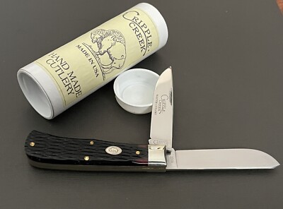  GEC GREAT EASTERN CUTLERY CRIPPLE CREEK 73 HEMLOCK GREEN BONE SCOUT KNIFE