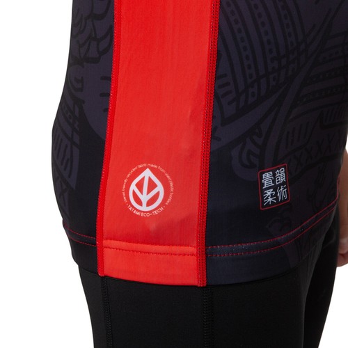 Tatami Fightwear Kid's Takedown Tiger Eco Tech Recycled Rashguard - Black - Picture 7 of 8