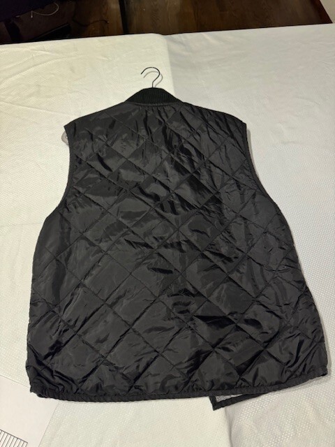 Supreme Reversible Shadow Plaid Vest black smoke grey Sz LG Supreme Reversible Shadow Plaid Vest black smoke grey Sz LG