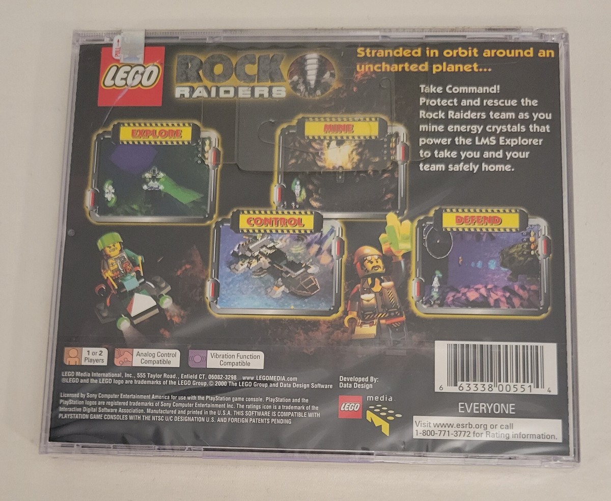 LEGO Rock Raiders (Sony PlayStation 1, 2000) for sale online