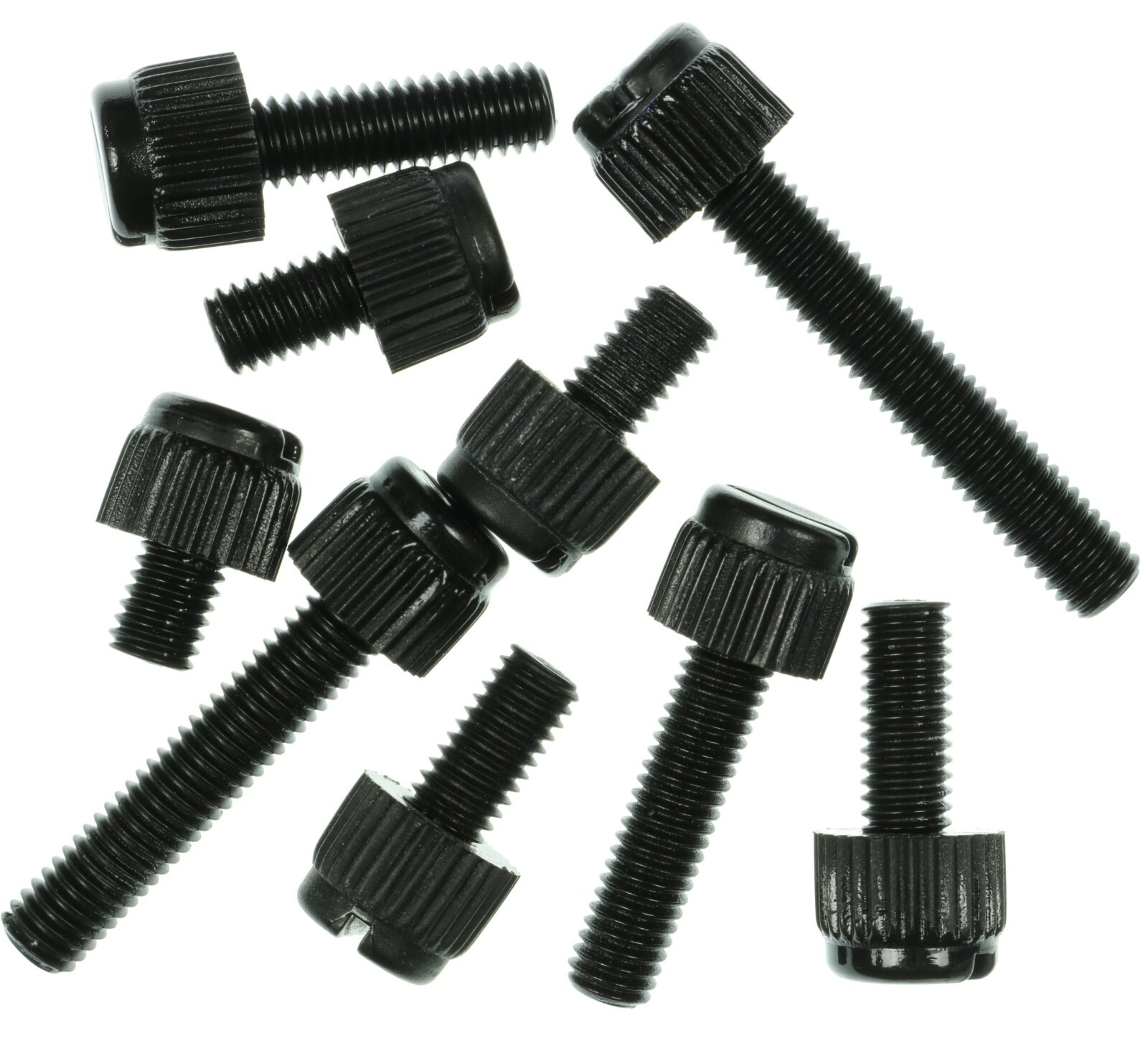 M3 M4 M5 M6 BLACK NYLON SLOTTED KNURLED THUMB SCREWS UK STOCK FREE
