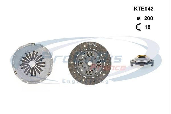 Kit d'embrayage Peugeot 206 1.6i kit transmission complet pour 106 1.6 essence