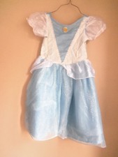 DISNEY PRINCESS CINDERELLA BLUE DRESS UP COSPLAY HALLOWEEN COSTUME SIZE 6X 6