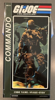 SIDESHOW G.I. JOE SNAKE EYES COMMANDO 2610 NEW UNOPENED SHIPS WORLDWIDE