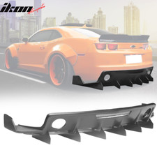 Fits 10-15 Chevrolet Camaro Zl1 Mb Style Rear Diffuser Bumper Cover Fin Pp