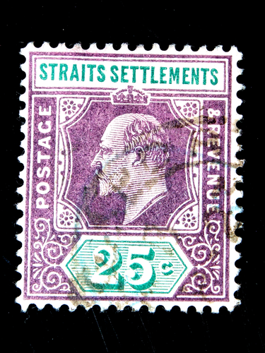 STRAITS SETTLEMENTS 1 USED STAMP SC # 117