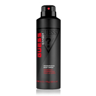 GUESS EFFECT for Men Deodorizing Body Spray 6.0 oz 226 ml NEW