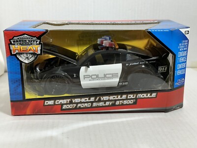 JADA HEAT 2007 SHELBY GT-500 POLICE 1:24 DIECAST MODEL CAR NEW IN BOX  #98