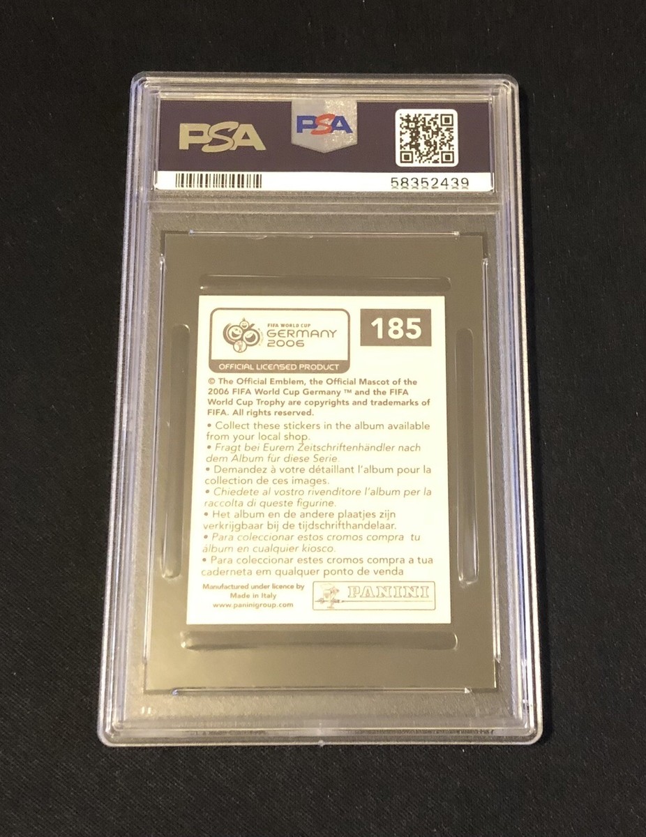 Autocollant Panini Coupe Du Monde 2006 – Lionel Messi #185, Argentine, Noté SGC 4