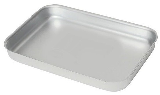 Aluminium Baking Tray Heavy Duty Oven Roasting Dish Catering 318x 216x 38mm deep