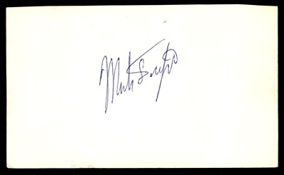Mark Fidrych Baseball Signed Index Card Auto Autograph (no COA) *e1