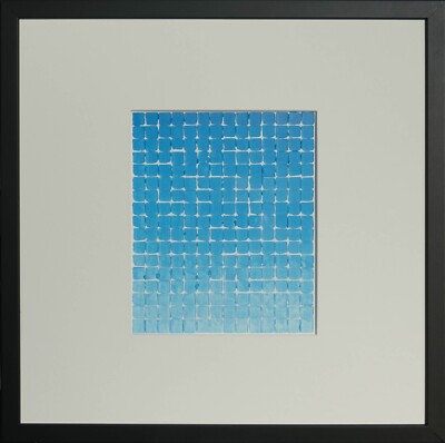 Original abstraktes Ölgemälde - ''Pulsierende Lichtstudie 1'' (gerahmt)