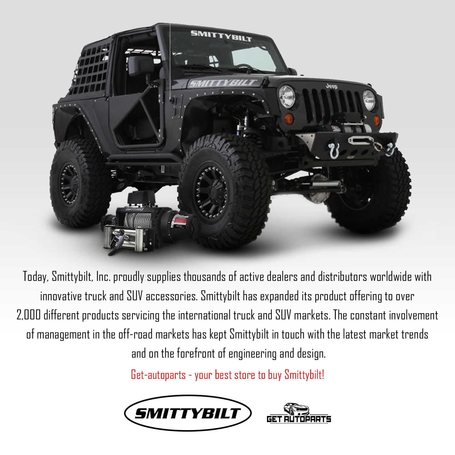 Smittybilt Bikini Top Black Diamond Black Diamond for Jeep Wrangler 10