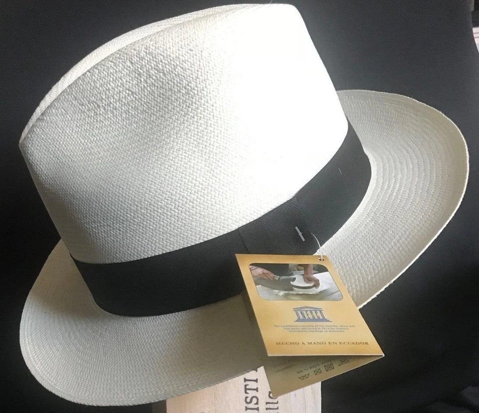 ПОДЛИННЫЙ ЭКВАДОР MONTECRISTI» ПАНАМА ШЛЯПА - FINO КЛАССА 4-5 ULTRA FINO КЛАССА 7-8 - Изображение 2 из 4