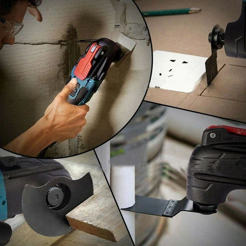 Cordless Oscillating Multi Tool Sander Scraper Saw with Accessories &Battery 21V - Picture 15 of 19