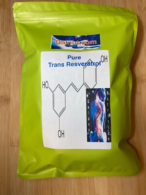 100g Ultra-Pure Trans-Resveratrol Powder 99.99% - Antioxidant & Anti Aging