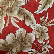 Hawaiian Print Fabric by the yard - Hibiscus - 43  