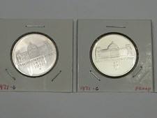 Both BU & Proof 1971-G Silver 5 MARK Commem Germany Fed Rep ASW 0.2251 ea.  #27