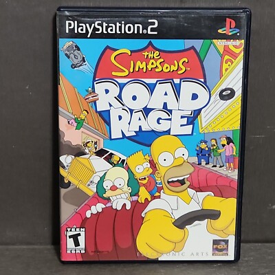 The Simpsons Road Rage PlayStation 2 PS2 Game CIB