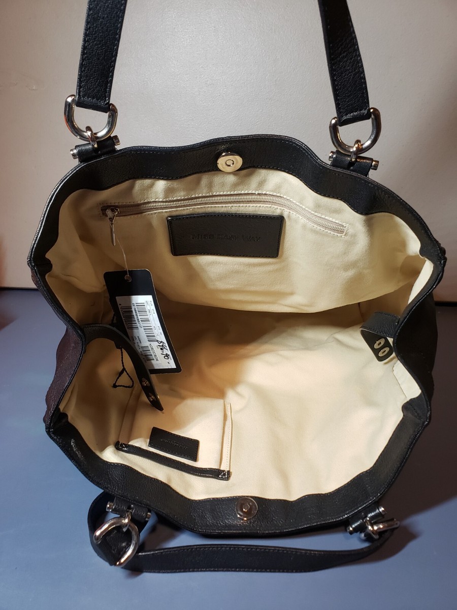 New $896 Still Has Tag Dolce & Gabbana Miss Easy Way Black Leather
