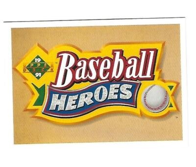 1991 Upper Deck Nolan Ryan Baseball Heroes set. 10 cards in the