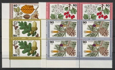 BRD 1979 - Wohlfahrt - Bl., Blüt. Früchte-Mi. 1024-27 ** EOL s. Abb. u. Beschr. - Bild 1 von 3