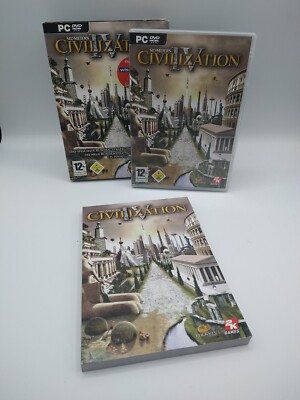 PC  Sid Meiers Civilization IV Pappschuber  Handbuch