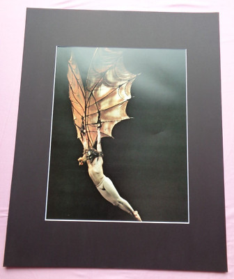 Jorge Funn Ballet Dancer Notre Faust Maurice Bejart Flyin Dance Art Print Matted