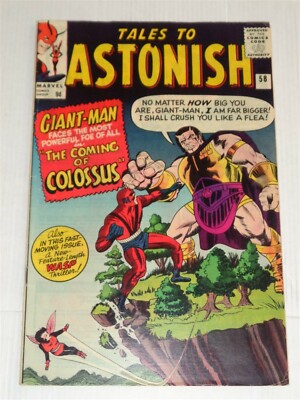 TALES TO ASTONISH #58 VG/FN (5.0) AUGUST 1964 MARVEL COMICS **