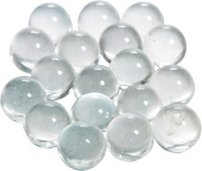 Clear Glass Marbles For Vases Bulk Round 500 Pieces NEW