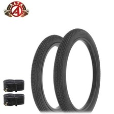 VINTAGE SCHWINN STYLE BRICK 16 X 1.75 S2 TIRE W/20 X 2.125 S2 BRICK TIRE & TUBES