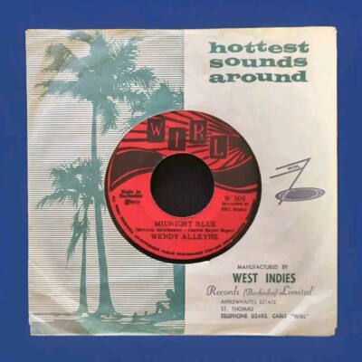Wendy Alleyne - MIDNIGHT BLUE  Vinyl, 7