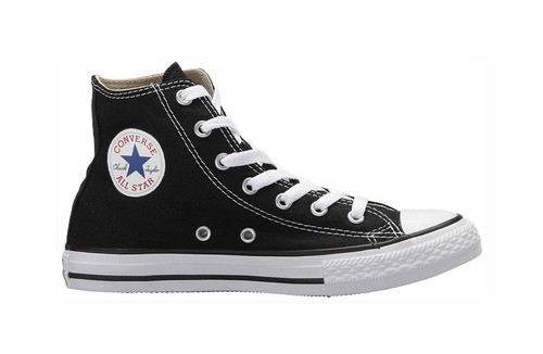 Converse Chuck Taylor All Star Hi Top Chicos Chicas Zapatos de lona 3J231  Negro | eBay