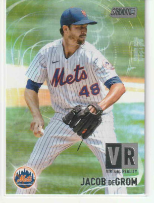 Jacob DeGrom 2021 Topps Stadium Club Virtual Reality #VR-18 New York Mets