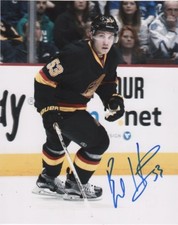 Vancouver Canucks Bo Horvat Signed Autographed 8x10 NHL Photo COA #6