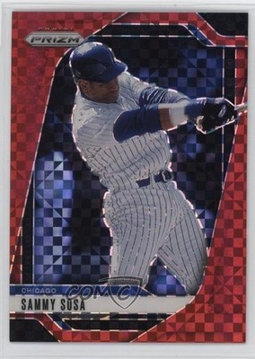 2025 Panini Prizm Red Power Prizm 21/99 Sammy Sosa #134 1k9t