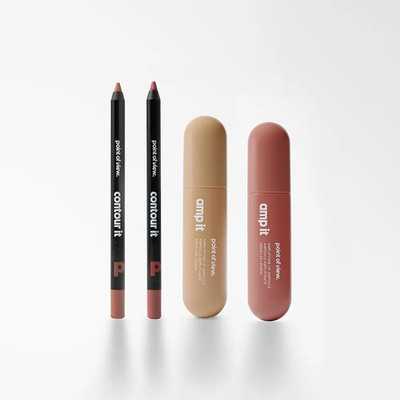 Amp It Up: Lip Liner & Gloss Bundle by Point of View Beauty