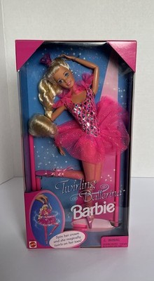 New NRFB Sealed Vtg 1995 Twirling Ballerina Barbie Doll Mattel
