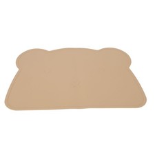 Silicone Bear Placemat Anti Slip Heat Insulation For Kids Home Restaurant Use