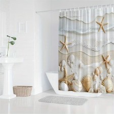 Tenda doccia spiaggia shell onda bagno smusso poliestere