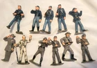Marx Warriors of the World Civil War Union and Confederate Soldiers DAMAGED