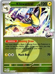 Iono's Kilowattrel (Energy Symbol Pattern) Reverse Holo 072/217 Ascended Heroes